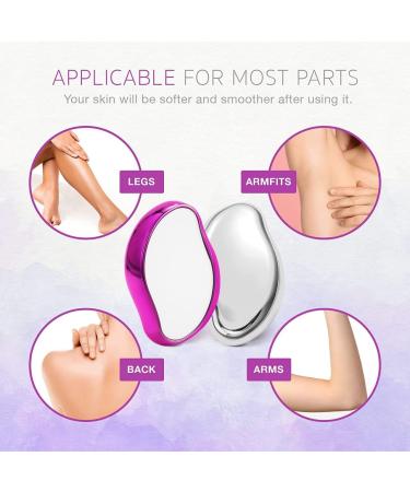 Rantherm Crystal Hair Eraser RT04 - Upgraded Hair Remover for Back, Arms, Legs in Pink - 2023 Edition - Buy Online on GoSupps.com