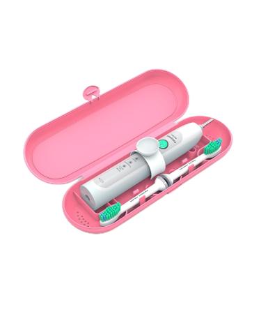 Travel case Poketech travel case electric toothbrushes 1 handle and 2 brush heads Premium - pink 1 piece
