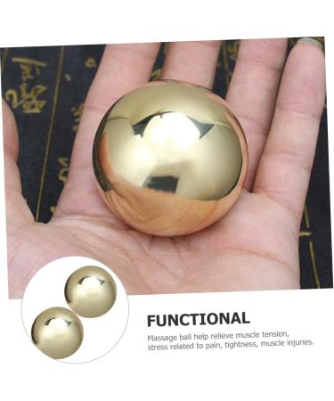 Yarnow 1 Pair Massage Balls - Hand Exercises Finger Fitness Baoding Balls for Palm Training & Massage - Buy Online on GoSupps.com