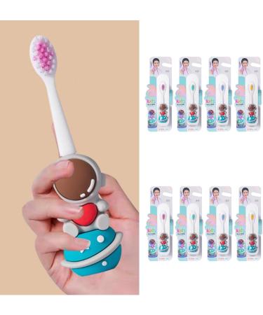 Buy Soft Bristle Toothbrush for Kids | Cartoon Astronaut Toddler Toothbrush in Blue - Gentle & Effective Cleaning - Buy Online on GoSupps.com