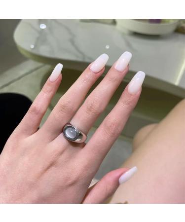 Milky White Gel Nail Polish Jelly Natural Transparent French Manicure Gel Nail Polish Nude Neutral Builder Gel Soak off LED Gel Nail Varnish Nail Art Gel for Girls Women DIY Nail Art at Home(15ML) - Buy Online on GoSupps.com