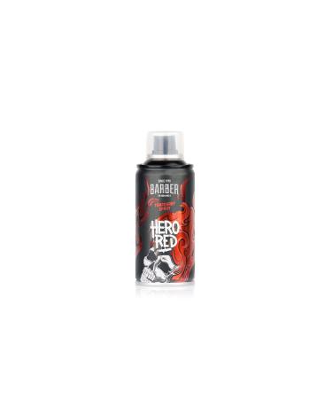 BARBER MARMARA Hairdresser Colour Hair Spray Hero Red - 150 ml - Hair Colour Spray for Dressing & Make-Up for Carnival Fancy Dress Halloween & Theme Party - Washable Hair Colour - Colour Hair Spray Red 5.07 Fl Oz (Pack of 1)