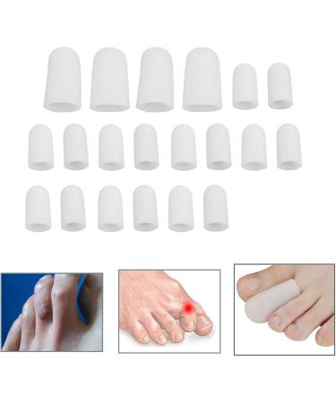 10 Pairs Silicone Toe Caps for Pain Relief | Protects Against Ingrown Toenails Blisters & Calluses for Men & Women - Buy Online on GoSupps.com
