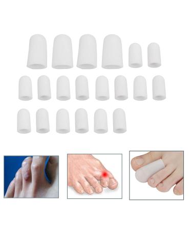 10 Pairs Silicone Toe Cushion Caps - Adjustable Pain-Relieving Protection for Ingrown Toenails & Corns - Ideal For Friction Relief - Buy Online on GoSupps.com