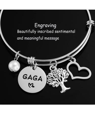 Gaga Gifts for Grandma: Birthday Bracelet from Grandkids - AHAETH Jewelry - Buy Online on GoSupps.com