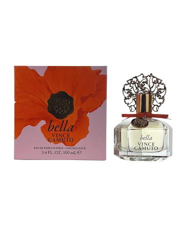 Vince Camuto Bella Eau de Parfum Perfume for Women Floral and Fruity Scent 3.4 Fl Oz- EDP