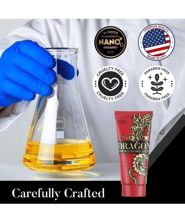 Dragon Pain Relieving Lotion 3.4oz | Fast-Absorbing Muscle & Joint Relief | Natural Ingredients for Back Elbows Feet Hips Legs & Neck - Buy Online on GoSupps.com