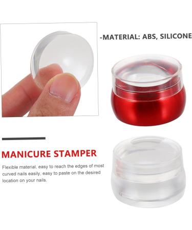 minkissy 2 Sets Nail Art Silicone Stamp Nail Tools Scratchboard Tools Nail Art Tool Nail Polish Tools Manicure Tools Nail Stamper Nail Art Stamper Scrap Board Frosted Aluminum - Buy Online on GoSupps.com