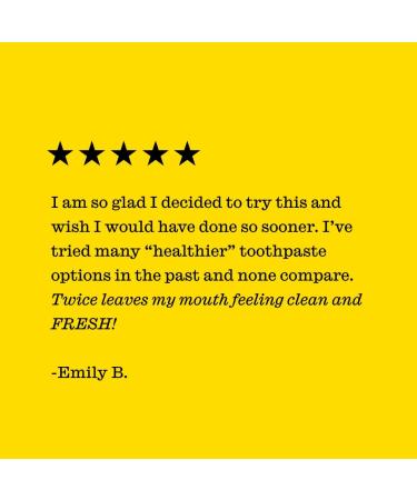 Twice Sensitive Teeth Whitening Toothpaste with Fluoride - Calming Vanilla Lavender Mint (2-Pack) - Buy Online on GoSupps.com