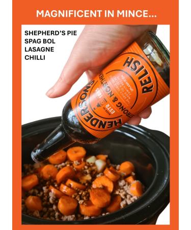 Henderson's Relish 4x284ml Gluten Free Vegan/Vegetarian Use Instead of Worcestershire Sauce BBQ Barbecue Meat Mincer Burgers - Buy Online on GoSupps.com