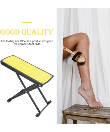 Minkissy Tools Step Stool Folding Tool Pedicure Foot Rest Non- Sturdy Shower Foot Pedal Adjustable Beauty Foot Rest Pedicures for Easy At- Home Pedicure Diy Tools Manicure Folding - Buy Online on GoSupps.com