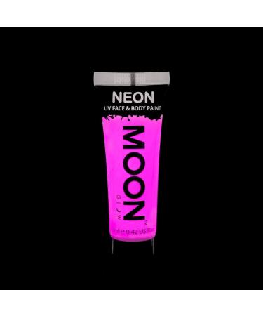 Moon Glow Neon UV Face & Body Paint - 12ml - Pastel Pink - Buy Online on GoSupps.com
