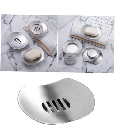 FONDOTIN 1pc Box Soap Storage Holder Bath Soap Holder Soap Storage Container Drain Sponge Holder for Kitchen Metal Soap Holder Soap Coaster Soap Drain Dish Soap Container Soap Dish Simple - Buy Online on GoSupps.com