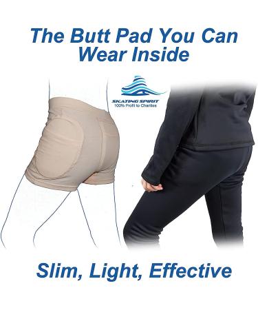 SkatingSpirit Padded Figure Skating Shorts - X-Large Size with Hip Tailbone Gel Pad for Protection - Buy Online on GoSupps.com
