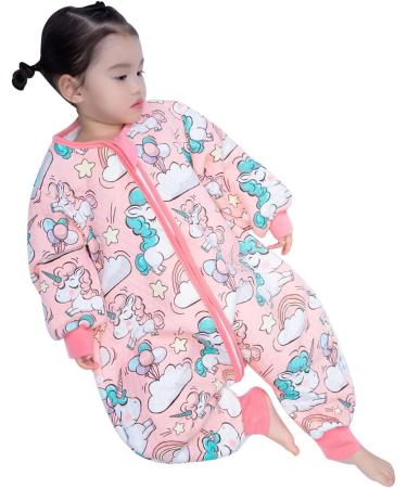 ZIGJOY 100% Cotton Toddler Sleeping Bag 1.5 TOG | Unicorn Sleep Sack for 7-9 Years | All Year Round Baby Sleep Bag with Feet - Buy Online on GoSupps.com