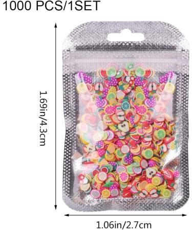 1000 Pcs Fruit Slices Cartoon Nail Art Slices Cute Nail Art Decorations for Home Phone Cases Glasses Greeting Cards Books Body Art - Buy Online on GoSupps.com
