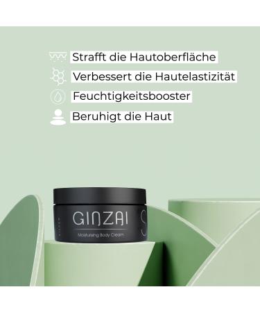 Ginzai Body Cream 300ml - Korean Ginseng Moisturizing Skin Care for Dry Skin - Luxury Body Cream for Healthy Skin - Buy Online on GoSupps.com