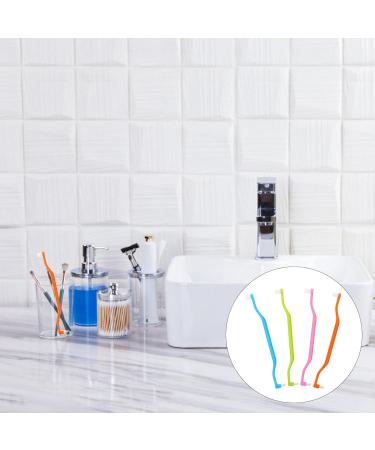 Small Toothbrush Set - 4pcs Double-Ended Interspace Brush for Braces & Detailed Oral Care - Buy Online on GoSupps.com