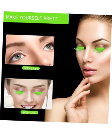 Beaupretty 10 Pairs Halloween Extra Long False Eyelashes Halloween Eyelashes Exaggerated Fake Eyelashes Green Mascara Black Fancy Dress Halloween Costume Lashes Colored Lashes Bulk Slim - Buy Online on GoSupps.com