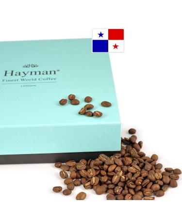 Hayman Coffee 100% Panama Geisha Coffee Beans Whole Bean Coffee Medium Roast Fresh Coffee Beans 200 grams/7 Ounces (Pack of 1) | Panama Coffee Gesha Coffee 200 g (Pack of 1)