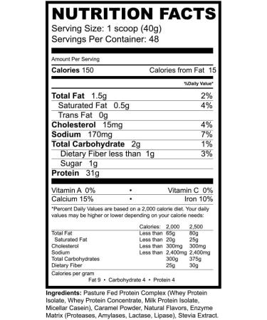 Buy Precision Blend Caramel Cookie Swirl Whey Protein (2 lb) | Time Release Formula - International Shipping Available - Buy Online on GoSupps.com