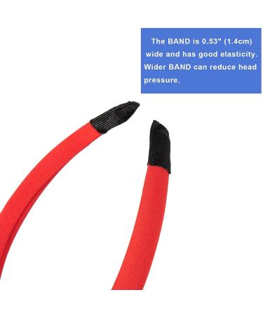 CHuangQi Bow Headband - Halloween/Christmas Cosplay Headdress for Women & Girls (Red) - Buy Online on GoSupps.com