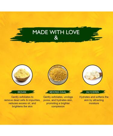 BEMT D-Tan Ubtan Face Scrub 100ml 24K Gold Glow Exfoliating & Brightening Removes Impurities Unclogs Pores Sulfate & Paraben-Free Neem Infused Suitable for All Skin Types - Buy Online on GoSupps.com