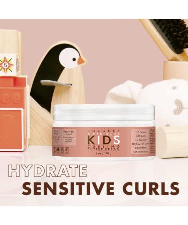 Shea Moisture Kids Coconut & Hibiscus Curling Butter Cream - Anti-Frizz Hair Care for Kids (2 Pack - 8 Oz Each) - Nourishing Shea Butter & Coconut Milk - Buy Online on GoSupps.com