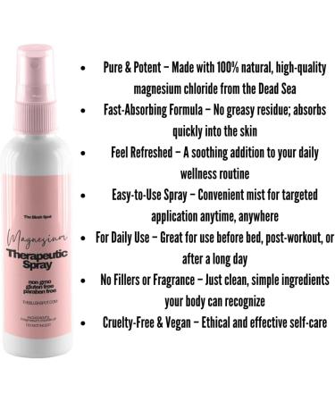 Pure Magnesium Oil Spray 8 oz - Topical Magnesium Spray for Sleep Extra Strength - Less Sting - Less Itch - 100% Natural and Organic Oil - Made in USA 8 Fl Oz (Pack of 1) - Buy Online on GoSupps.com