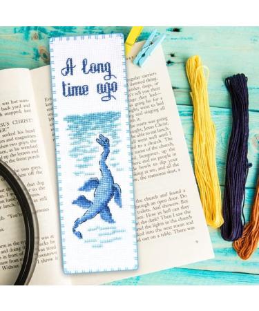 Plesiosaurus Counted Cross Stitch DIY Bookmark Kit for Hand Embroidery - Buy Online on GoSupps.com