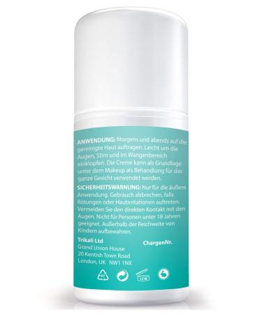 Organic Anti-Aging Eye Care Gel | Reduce Wrinkles Dark Circles & Swelling | Matrixyl 3000 Peptides Vitamin C & Hyaluronic Acid - 15ml - Buy Online on GoSupps.com