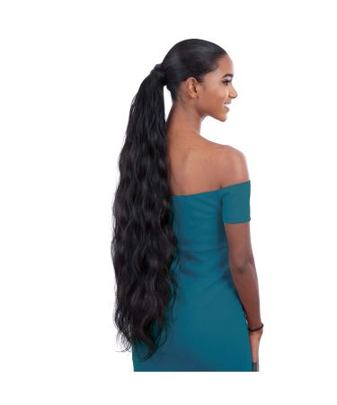 Organique Pony Pro Ponytail - BODY WAVE 32 | Shake-N-Go Synthetic Ponytail - Buy Online on GoSupps.com