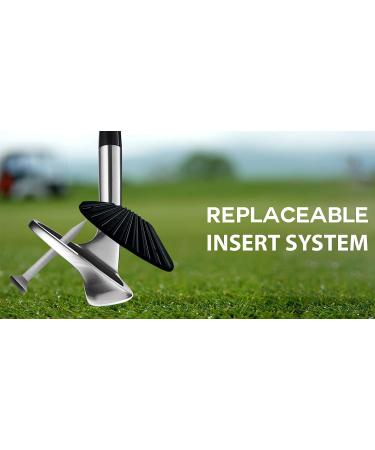 Spin Doctor RI Golf Wedge Set | Replaceable Insert System | Steel Wedge | 52 Pitching, 56 Sand, 60 Lob Wedges | Reverse Groove & Titanium Inserts | Right Hand | 3 Clubs - Buy Online on GoSupps.com