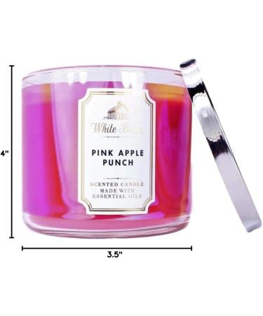 Buy Bath & Body Works Pink Apple Punch 3 Wick Candle | Scented with Essential Oils - 14.5 oz | International Shipping Available - Buy Online on GoSupps.com