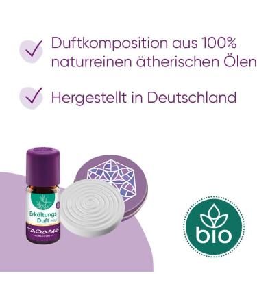 TAOASIS Cold Fragrance Set - 5ml Mild Essential Oil & Fragrance Stone | International Shipping - Buy Online on GoSupps.com