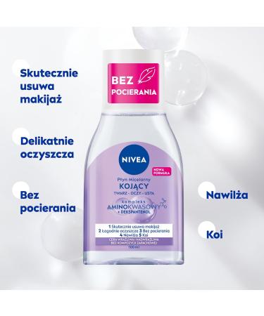 NIVEA Nourishing Micelar Fluid for Sensitive and Sensitive Skin 100 ml - Buy Online on GoSupps.com