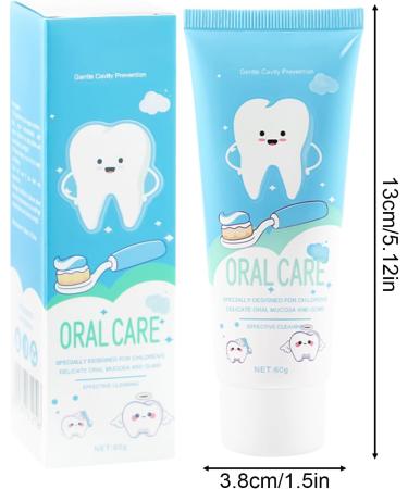 Toothpaste for Low Foam Refreshing 60g | Toothpaste to Remove Stains and Repair Teeth - For Students Morning Bedtime Travel Camping Hotel Bathroom - Buy Online on GoSupps.com