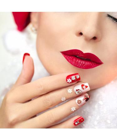 Shop Christmas Nail Stickers - 12 Sheets of Festive Nail Art for International Shipping - Buy Online on GoSupps.com