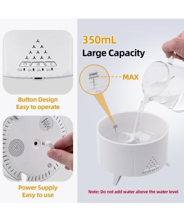 McBazel Volcano Flame Humidifier with Bluetooth Speaker - 350ml 3-Speed Timer Auto Shutdown Color Change & Remote Control | Shop Internationally - Buy Online on GoSupps.com