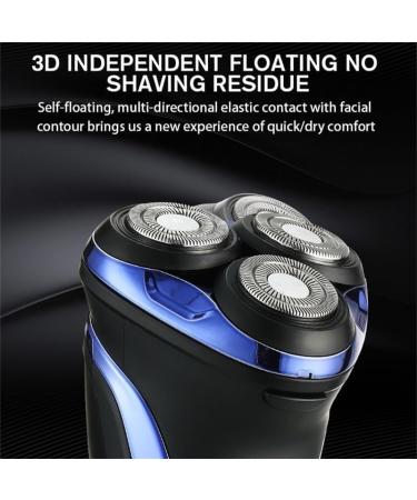 GeRRiT Electric Shavers for Men - Waterproof Rotary 3D Floating Razor & Beard Trimmer | Rechargeable Professional Shaving - Buy Online on GoSupps.com