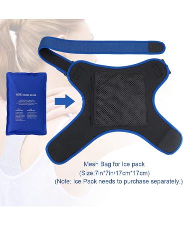 Shoulder Pad Wrap Brace for Men & Women - Adjustable Support for Left/Right Shoulder - Buy Online on GoSupps.com