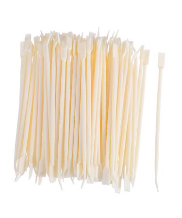 minkissy 100pcs Hot Eyelash Stick Lash Extension Kits Lash Tools Eyelash Separator Eyelash Perm Tools Eyelash Extension Supplies for Lash Lifting Eyelashes Lifting Applicator Brush Plastic 13x0.7cm