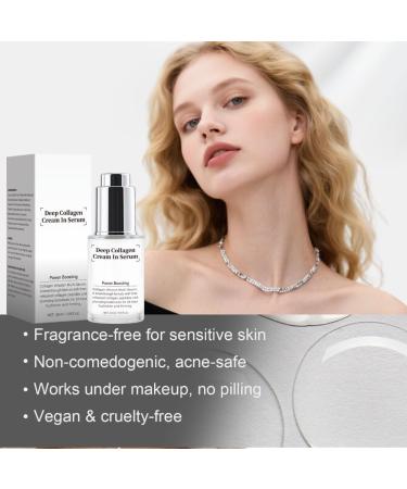 2PCS Collagen Anti Wrinkle Serum Fast Absorbing Non Sticky Moisturizing Strengthen Skin Barrier Skin Tightening 30ml - Buy Online on GoSupps.com