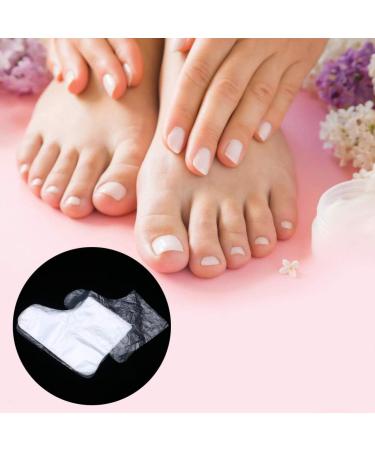 Exceart 200pcs Paraffin Bath Liner - Disposable Booties for Foot Spa Wax Treatment - Buy Online on GoSupps.com