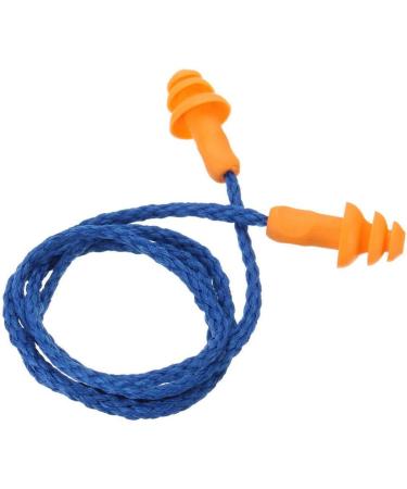 Senrise Soft Silicone Earplugs - Reusable Hearing Protection for Sleeping Working Swimming | 10 Pairs in Blue - Buy Online on GoSupps.com