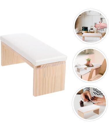 VINTORKY Nail Art Pillow - Arm Cushion for Nails - Nail Supplies Kit with Solid Wood Log - and Leather Wooden Pillow - Essential Nail Manicure Accessories Kit - Buy Online on GoSupps.com