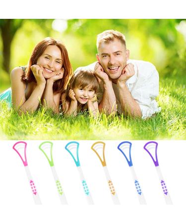 6PCS Soft Tongue Scraper Cleaner for Healthy Oral Care - Oral Health Tools for Adults & Kids - Buy Online on GoSupps.com