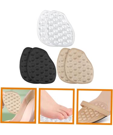 FOMIYES 12 Pairs High Heels Forefoot Pads - Cushioned Shoe Inserts & Scent Booster Beads for Women - Adhesive Flannel Damping Half Size Pads - Buy Online on GoSupps.com