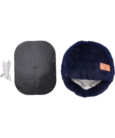Buy Electric Foot Warmer Cushion | Heated Pads & Massager for Winter | Perfect Xmas Gift - Blue - Buy Online on GoSupps.com
