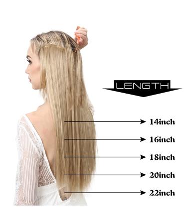 SARLA 22 Inch Invisible Wire Hair Extensions - Light Auburn Straight Synthetic Hairpiece - Adjustable Headband for Women - Pack of 1 - Buy Online on GoSupps.com